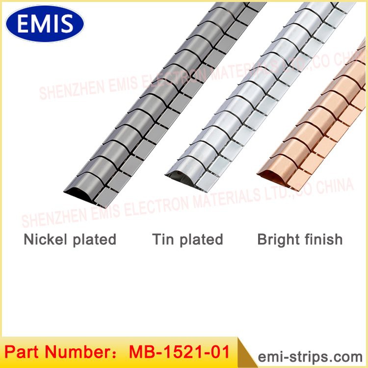 Poniklované proužky na prsty z beryliové mědi